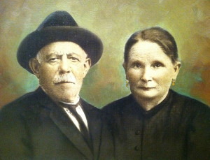 My great grandparents, Raffaele and Maria. They probably were more fun than they look.