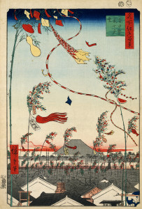 Hiroshige_The_city_flourishing, _Tanabata_festival,_1857