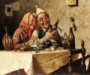 Le marchand de vin et son épouse