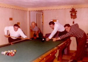 uncle john playing pool